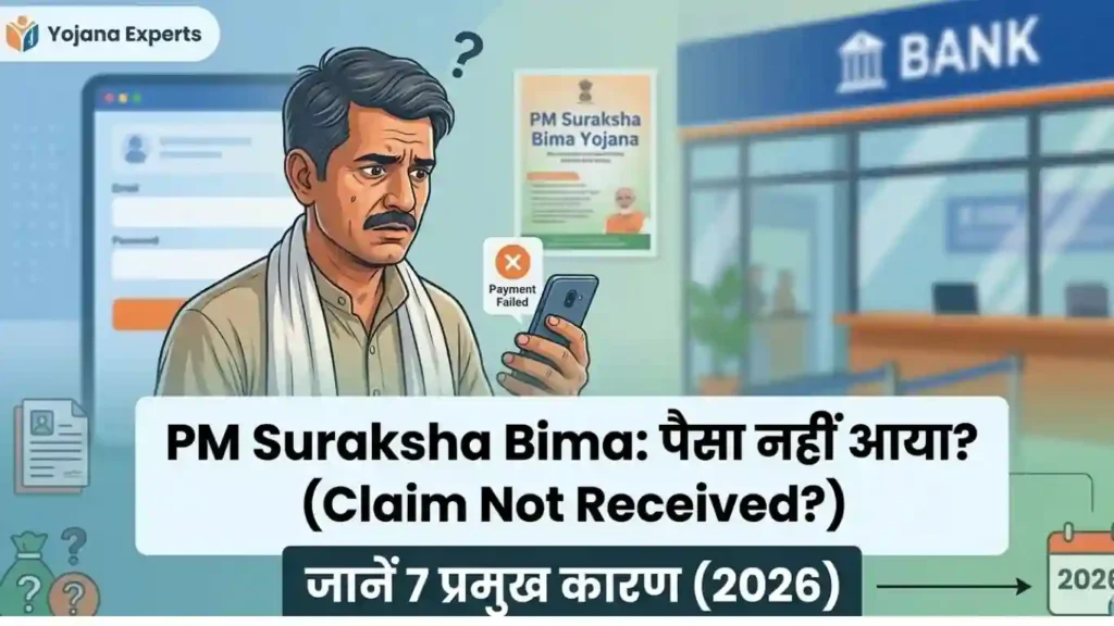 PM Suraksha Bima पैसा नहीं आया ? 7 कारण (2026)
